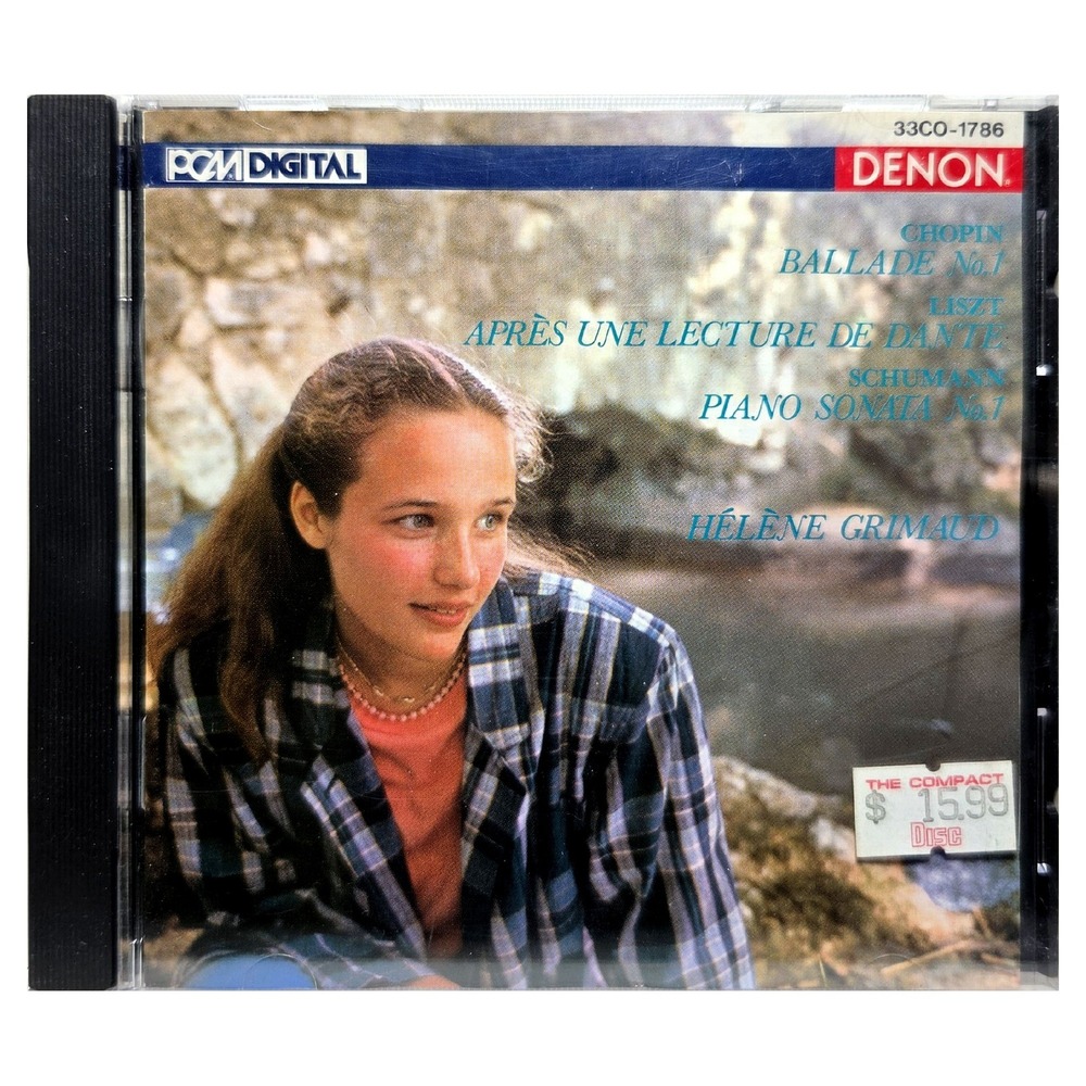 Chopin Liszt Schumann Helene Grimaud Classical Piano Sonata CD Denon 33CO-1786